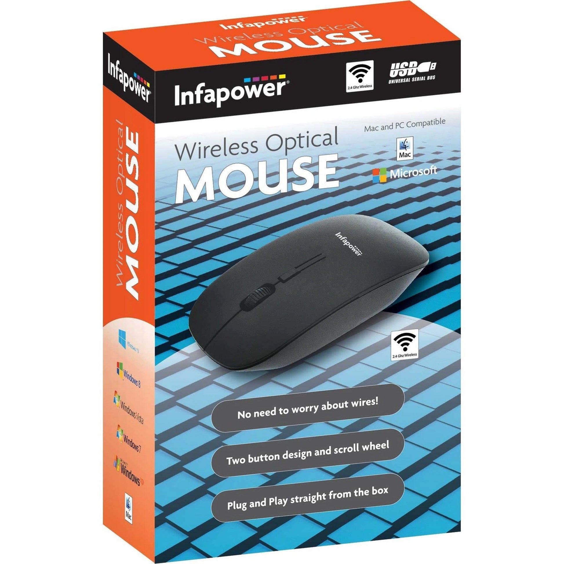 Usb Wireless PC Mouse (1) by My Store
