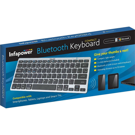 Compact Bluetooth Keyboard by Infapower