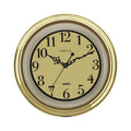 Amplus Wall Clock Gold & Silver Black Dial Round pw031(1) by Amplus