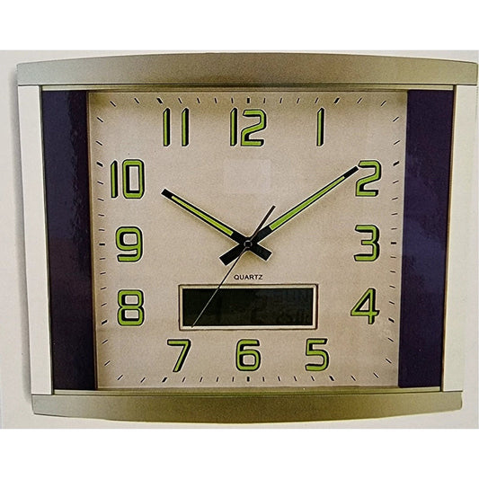 Amplus Dual Wall Clock Golw in Dark PW041(1) by Amplus Dual