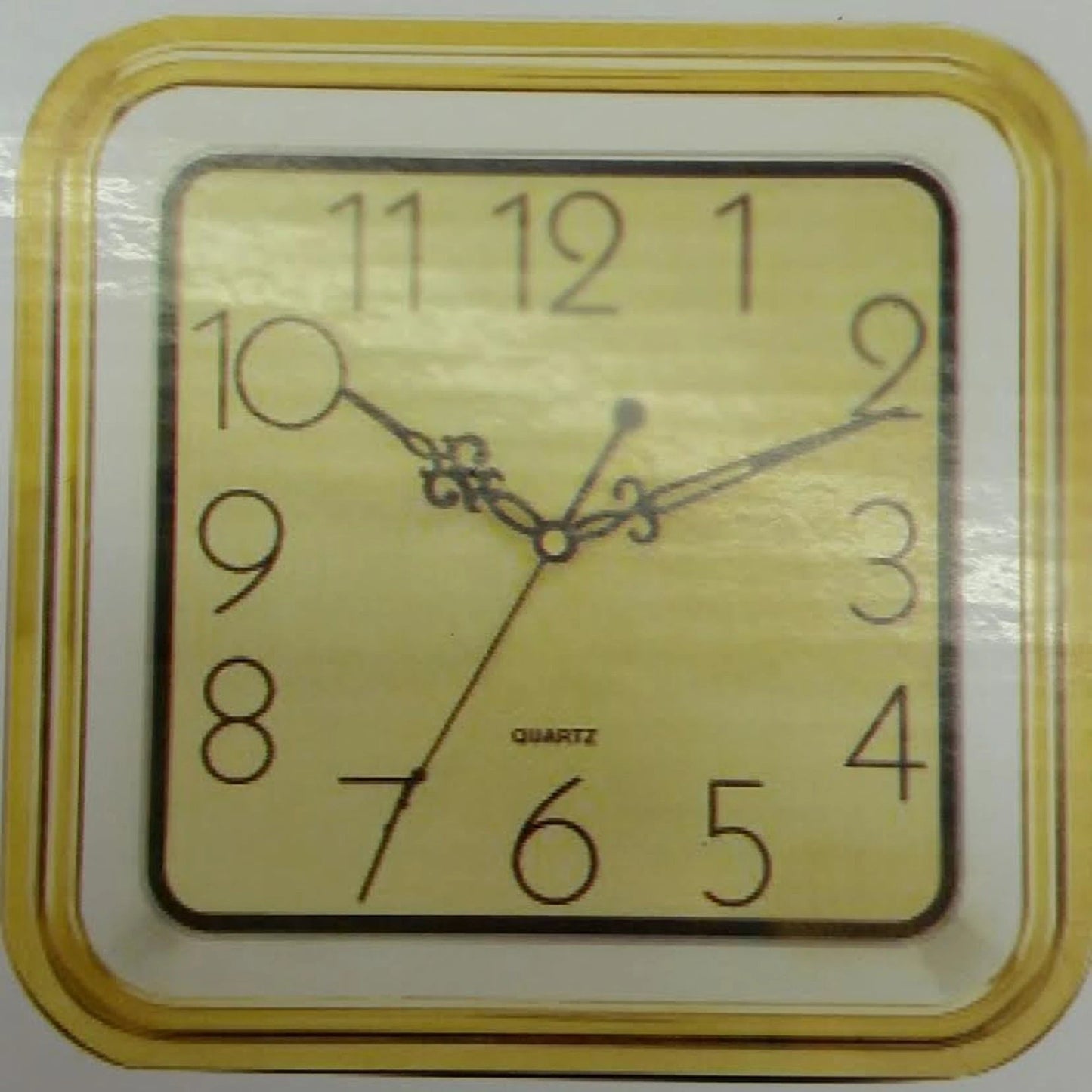 Amplus Wall Clock with Gold/Silver Frame AM030 (1) by Amplus