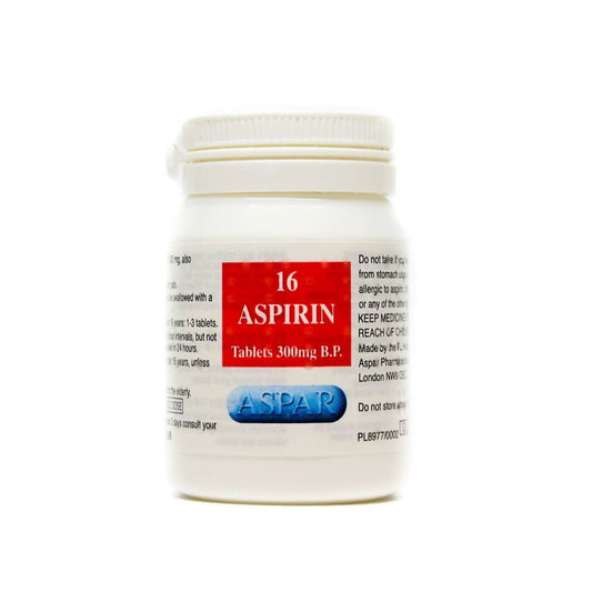 Aspirin Tablets BP 300 MG (16 Tab X 12 Pack) by Aspirin