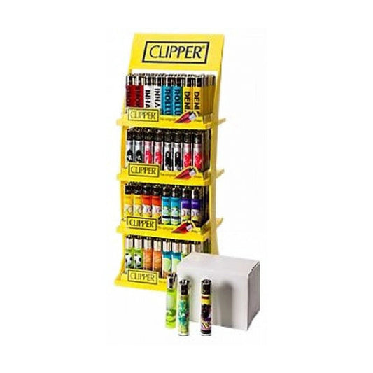 240 Clipper Flint Lighter Display Stand 192+48 Free lighter by Clipper