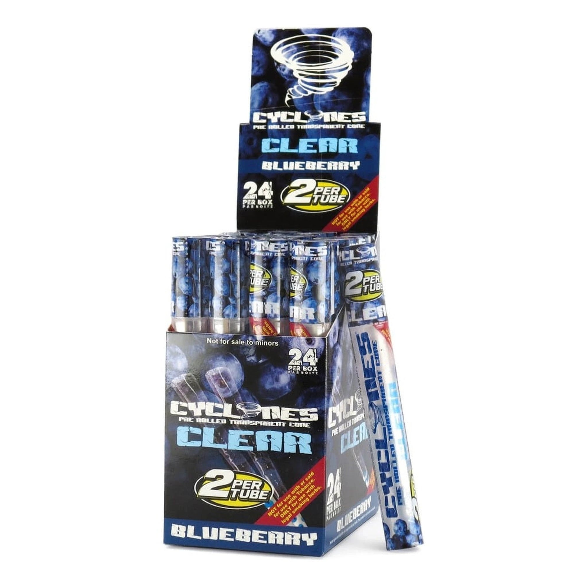 Cyclones Blunts Clear Bluberry of 24 by Cyclones