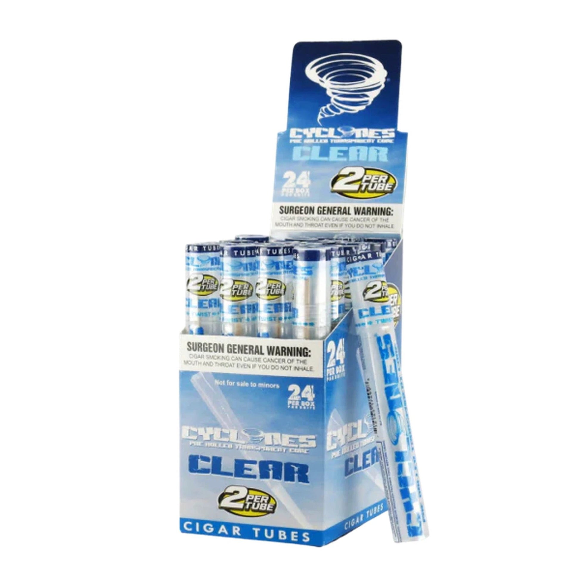 Cyclones Blunts Clear Rock Star pk of 24 by Cyclones