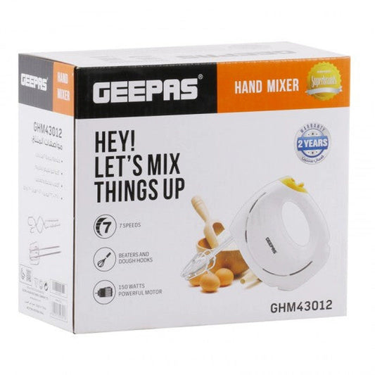 Geepas Hand Mixer 7 Speed 150watts by My Store