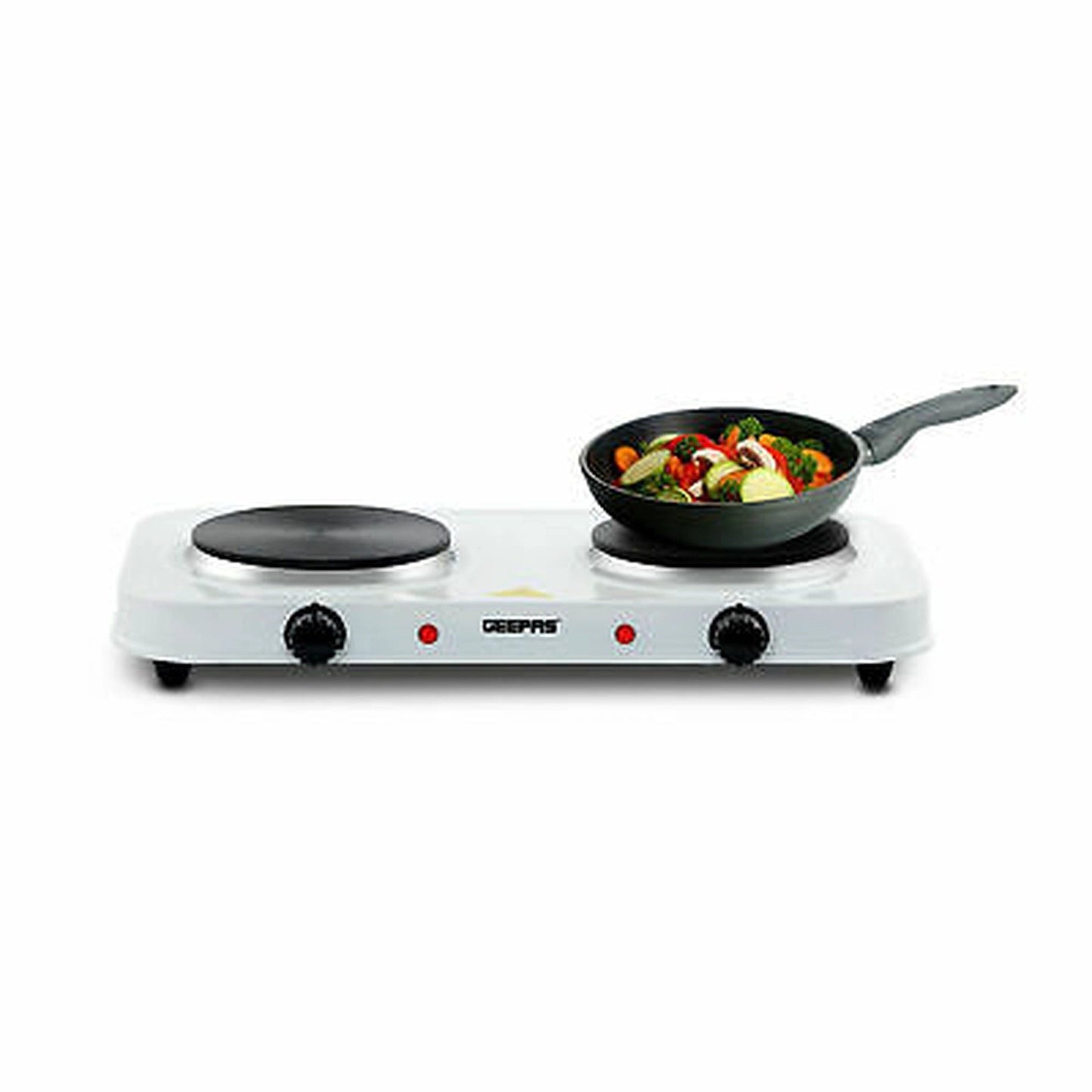 Geepas Double Electric Hot Plate Table Top Cooker 2000w by My Store