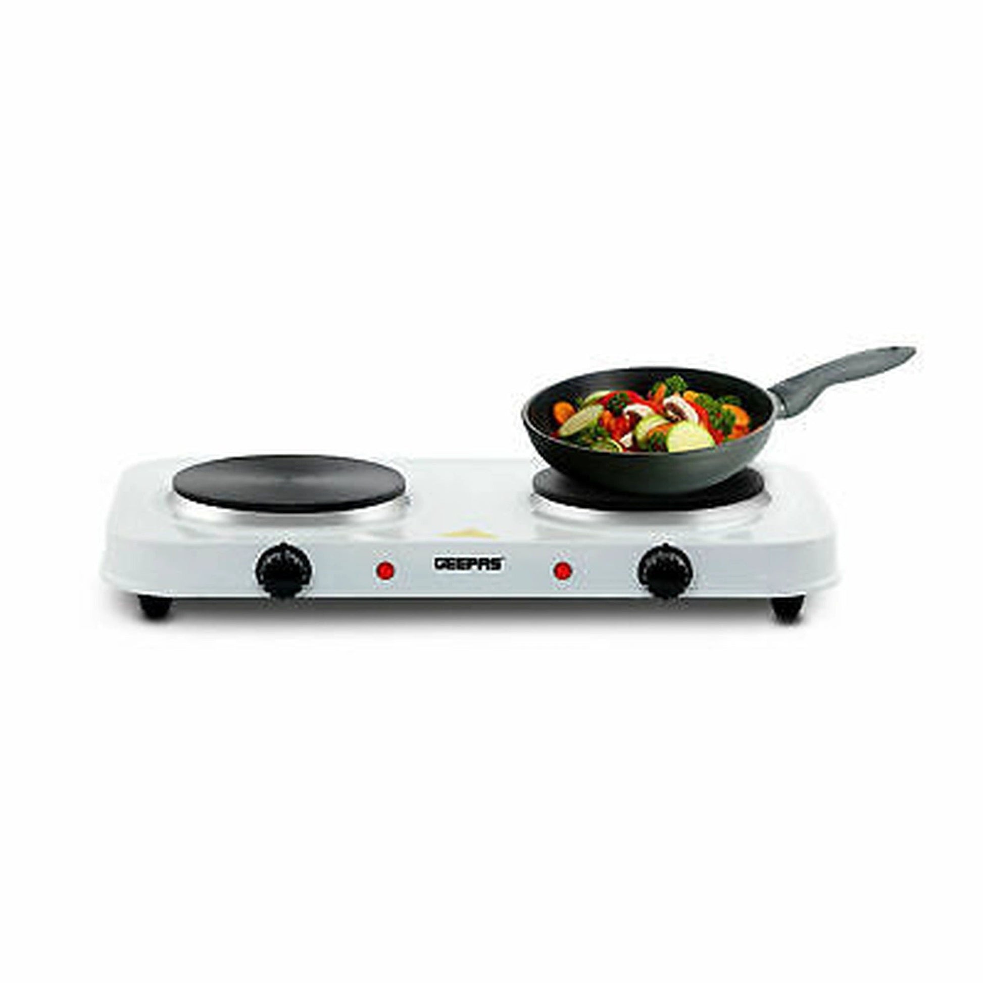 Geepas Double Electric Hot Plate Table Top Cooker 2000w by My Store