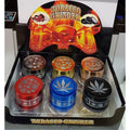 4 Part 50 MM Metal Leaf Print Herb Grinder by Unbranded