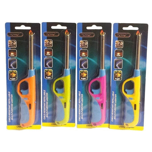 GSD B B Q Long Flame Tube Lighter (12) by GSD