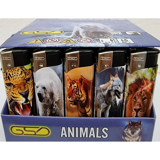 GSD Animals Printed Electronic Refillable Lighter 50 by GSD