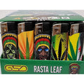 GSD Rasta Leaf Printed Electronic Refillable Lighter 50 by GSD
