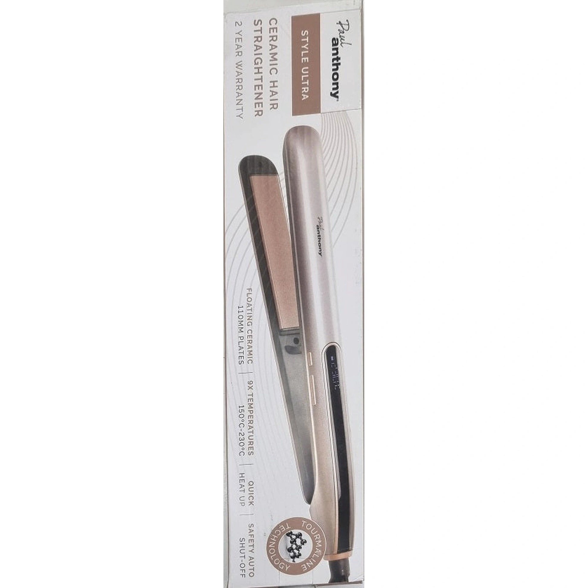 Paul Anthony Ceramic Hair Straightener 230°c by Paul