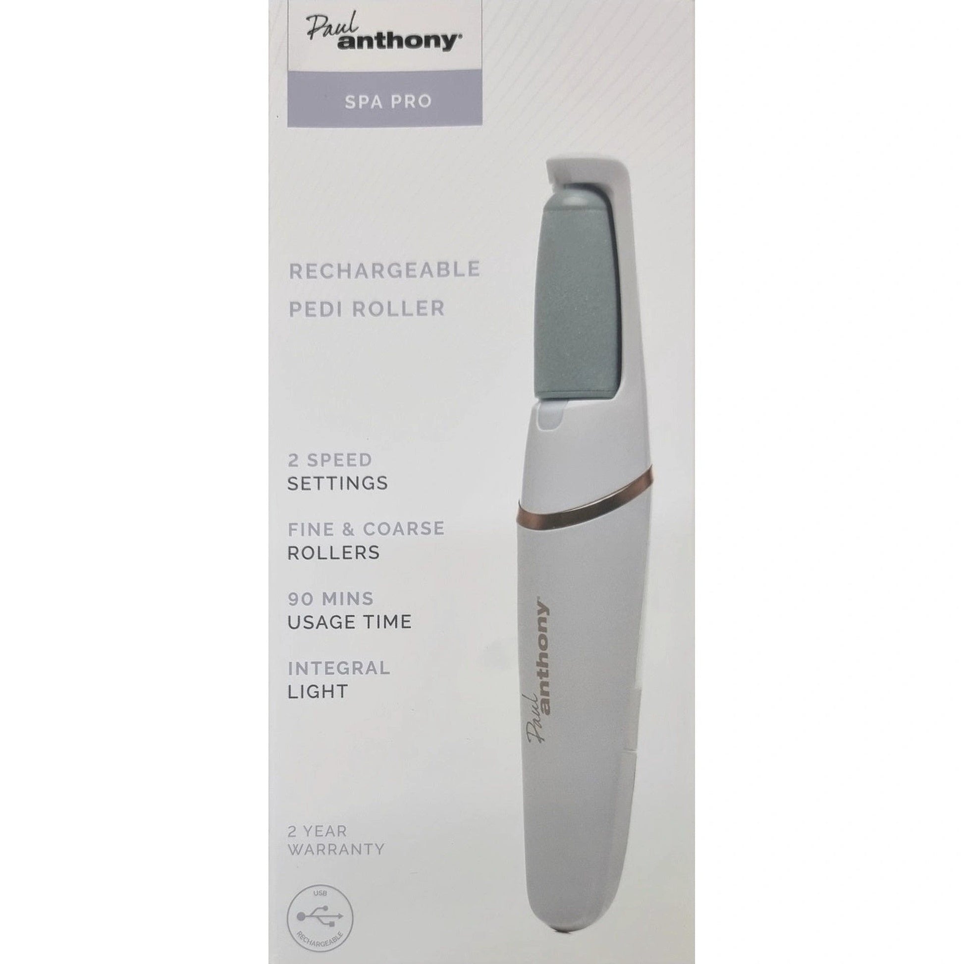 Paul Anthony SPA Pro Lithium Rechargeable Pedi Roller Foot Care by Paul Anthony