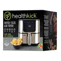 Health Kick 5.5Ltr Digi-Touch Air Fryer (Family Size) - Stainless Steel by My Store