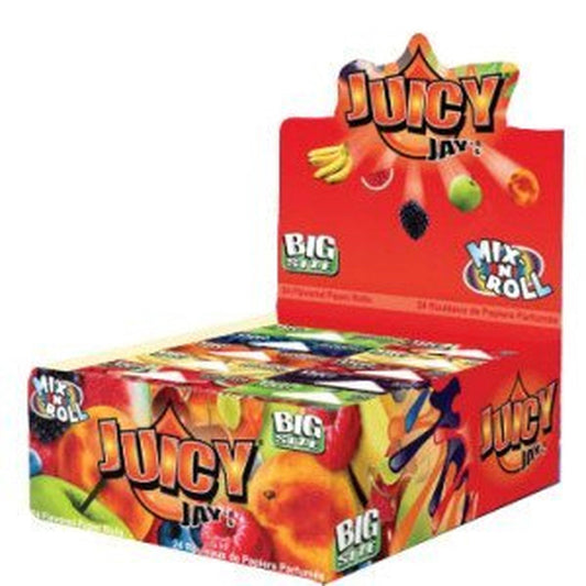 JUICY JAY'S MIX-N-ROLL King Size Slim Flavored papers - 24 book by Juicy