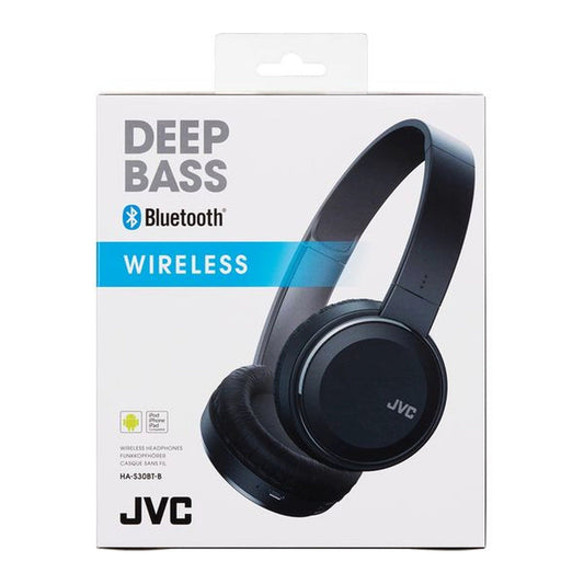 JVC HA-S30BT-B-E Wireless Bluetooth Headphones - Black by JVC