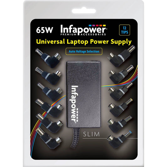 Universal Laptop Power Supply 65w by Lloytron