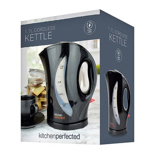 Kitchen Perfected 2Kw 1.7Ltr Cordless Kettle - Black by Lloytron
