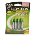 Lloytron 4pk NIMH AccuPower Battery - AAA 550mAh by Lloytron