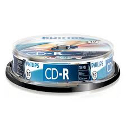 Philips Recordable Disc CD-R (52x) 700 MB, 80 Min by My Store