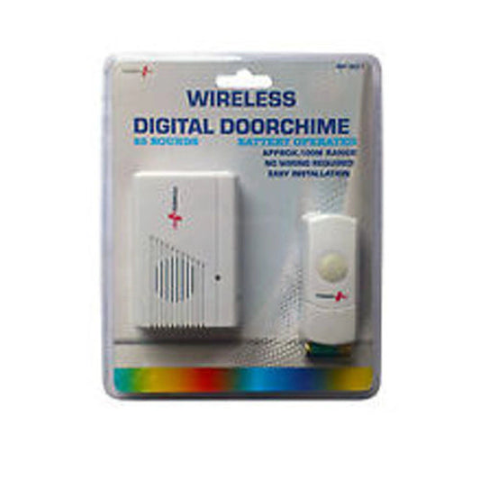 Power Plus Wireless Digital Door Chime 9154 (1) by Power Plus