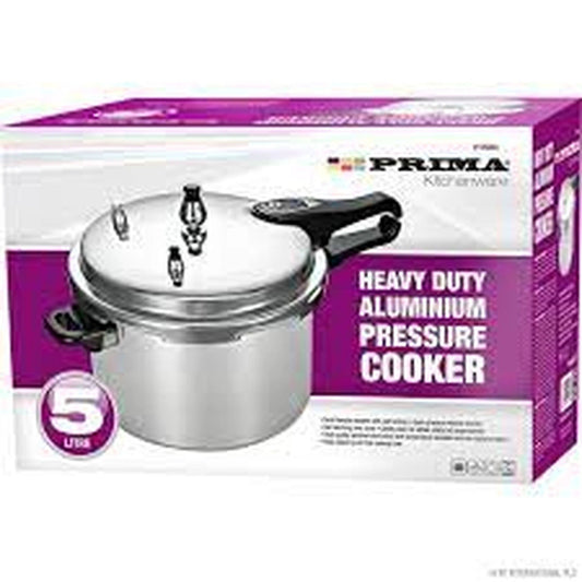 Aluminum Pressure Cooker Silver by Prima