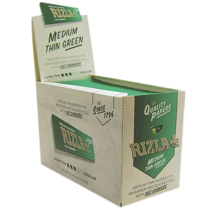 Rizla Standard/Regular Green Rolling Paper (100) by Rizla