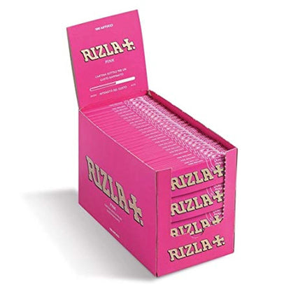 RIZLA PINK ROLLING PAPER REGULAR 100 BOOKLETS by Rizla