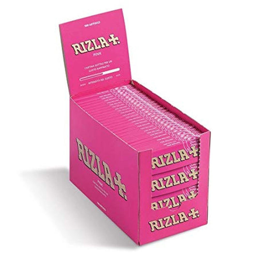RIZLA PINK ROLLING PAPER REGULAR 100 BOOKLETS by Rizla