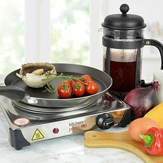 kitchen perfect E4103SS 1500W Single Hotplate Stainless Steel by Lloytron