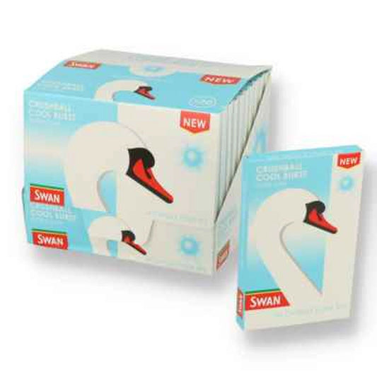 Swan Crushball Cool Brust Extra Slim Pre Cut Tips Box Of 20 by Swan