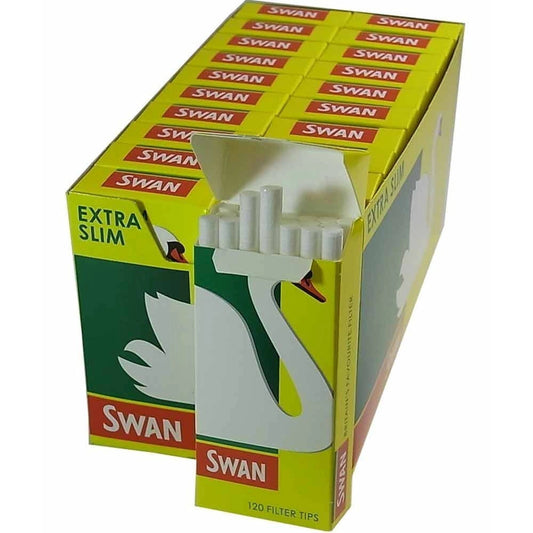 Swan Extra Slim Filter Tips 120 x 20pk (1) by Swan