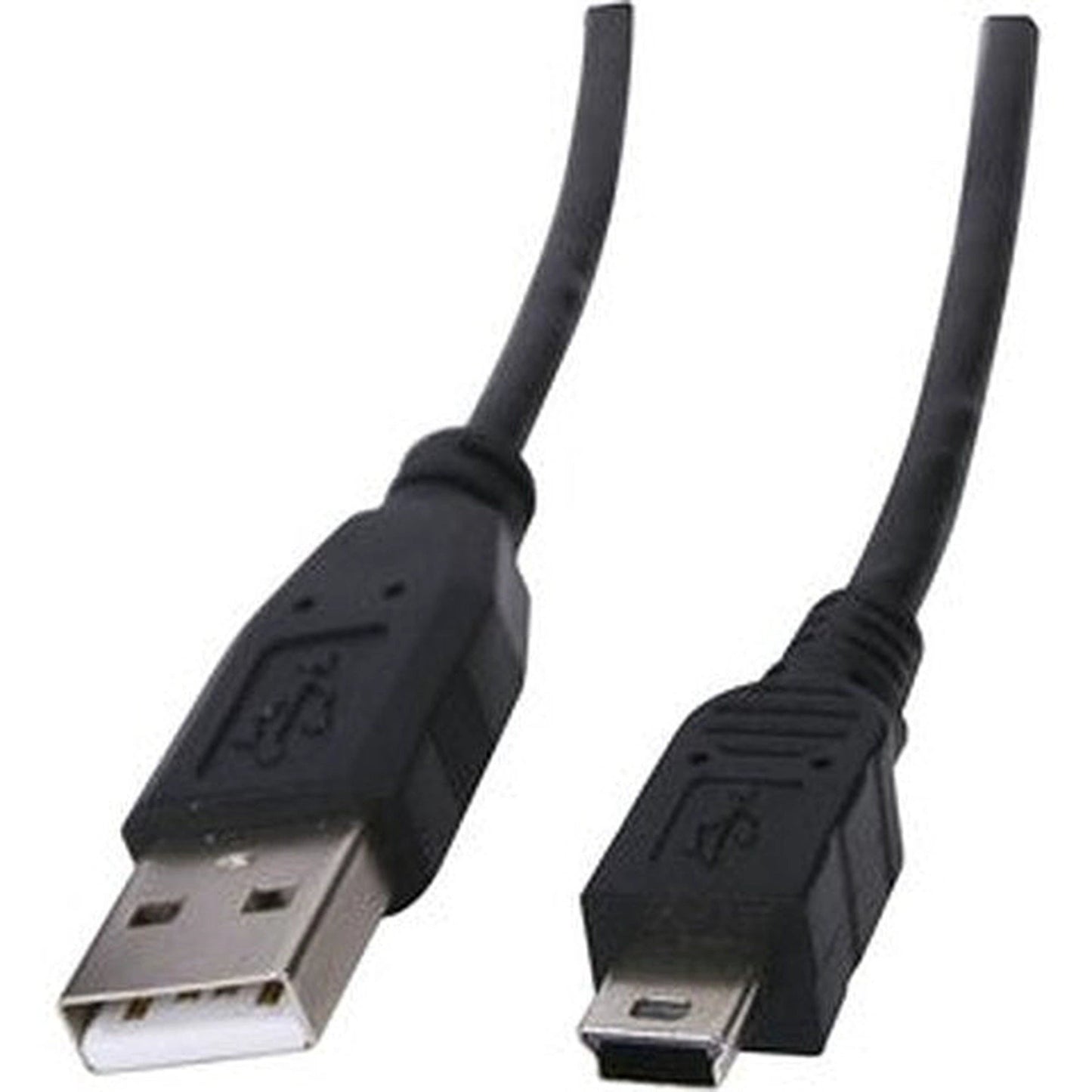 USB Male to 5 Pin Male Mini B for Digital Camera by Power Plus