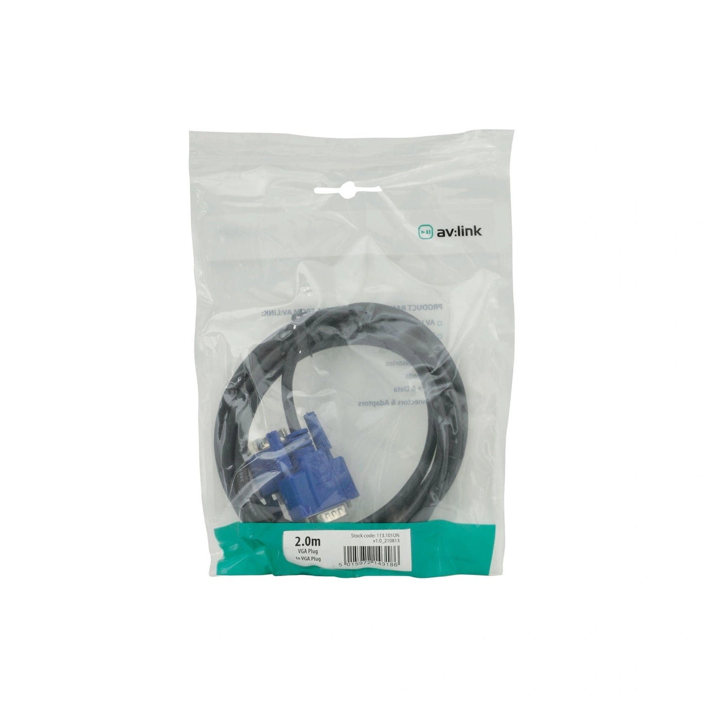VGA Moniter Cable 2M (D15male to D15 male). by SkyTronic
