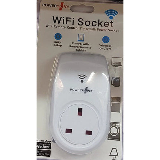 Power Plus Wi Fi Remote Control Timer With Power Socket. by Power Plus
