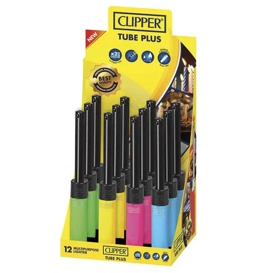 Clipper B B Q Tube Plus Lighter (12 Pack) by Clipper