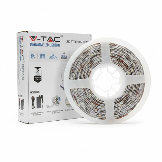 V-TAC RGB LED Strip Light Kit 5M Hero Shot
