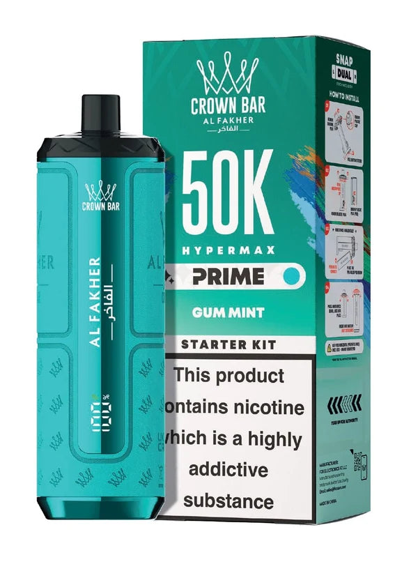 Al Fakher Hypermax Prime 50K Prefilled Pod Kit - Box of 5 Al Fakher
